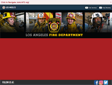 Tablet Screenshot of joinlafd.org